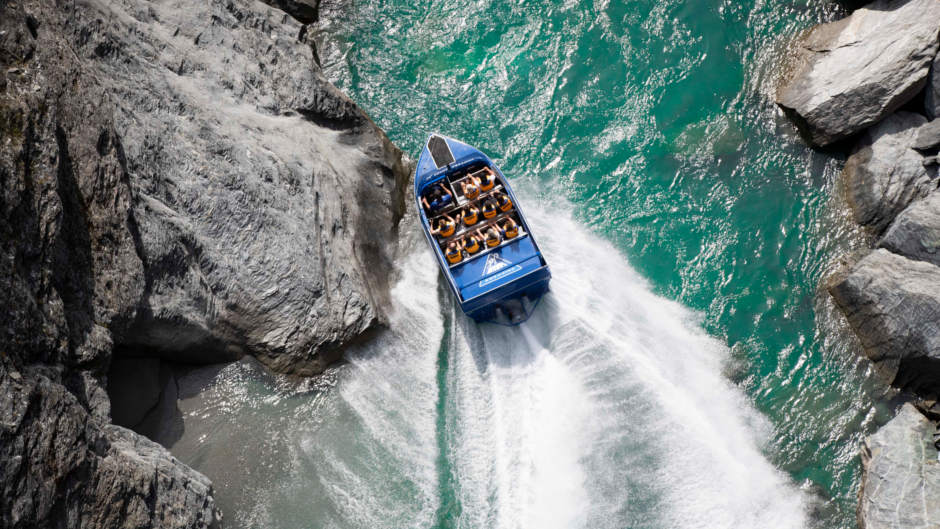 Experience the MUST DO jet boat adventure in Queenstown, darting through the narrowest canyons and discovering the lands fascinating gold mining history!

